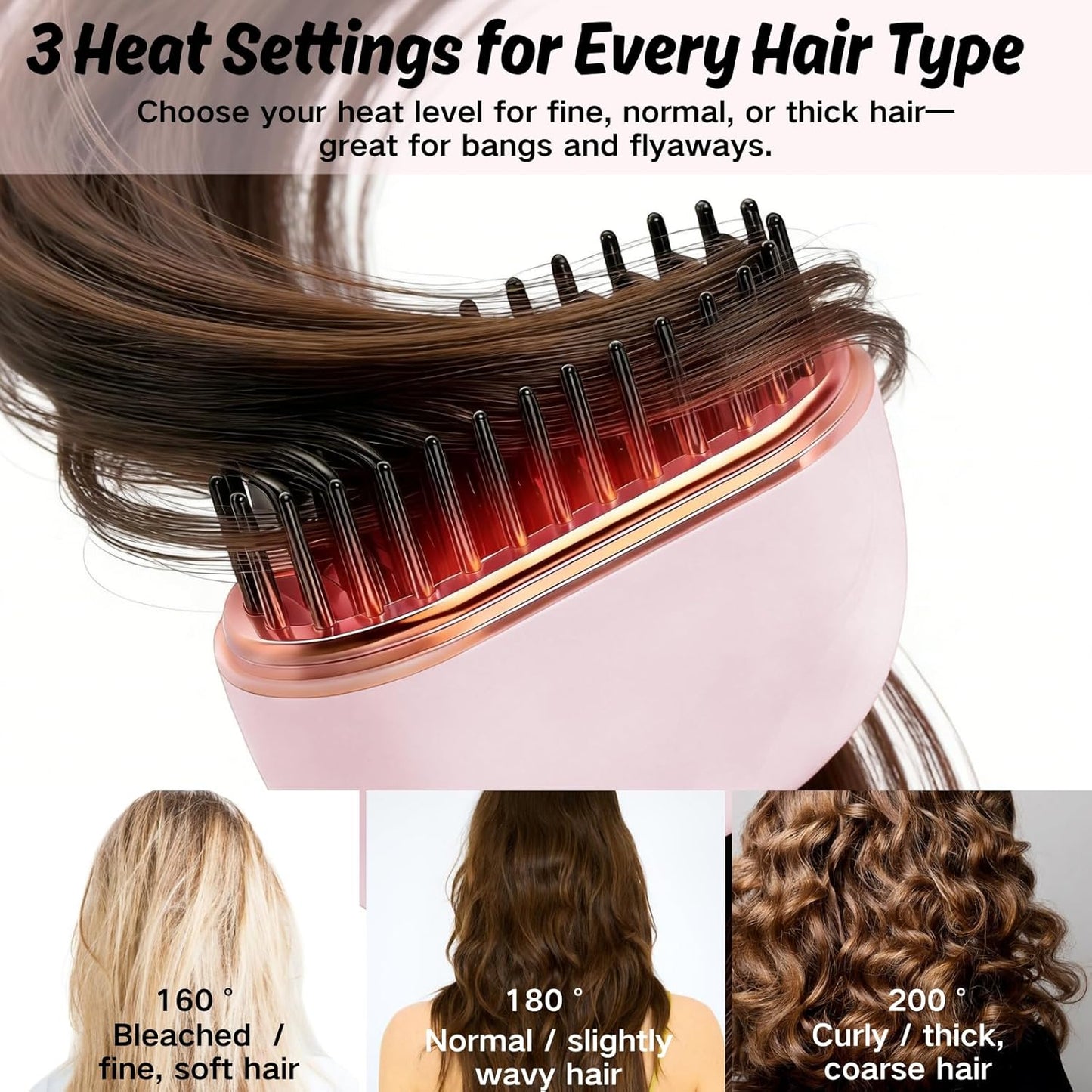 Mini Cordless Hair Straightener